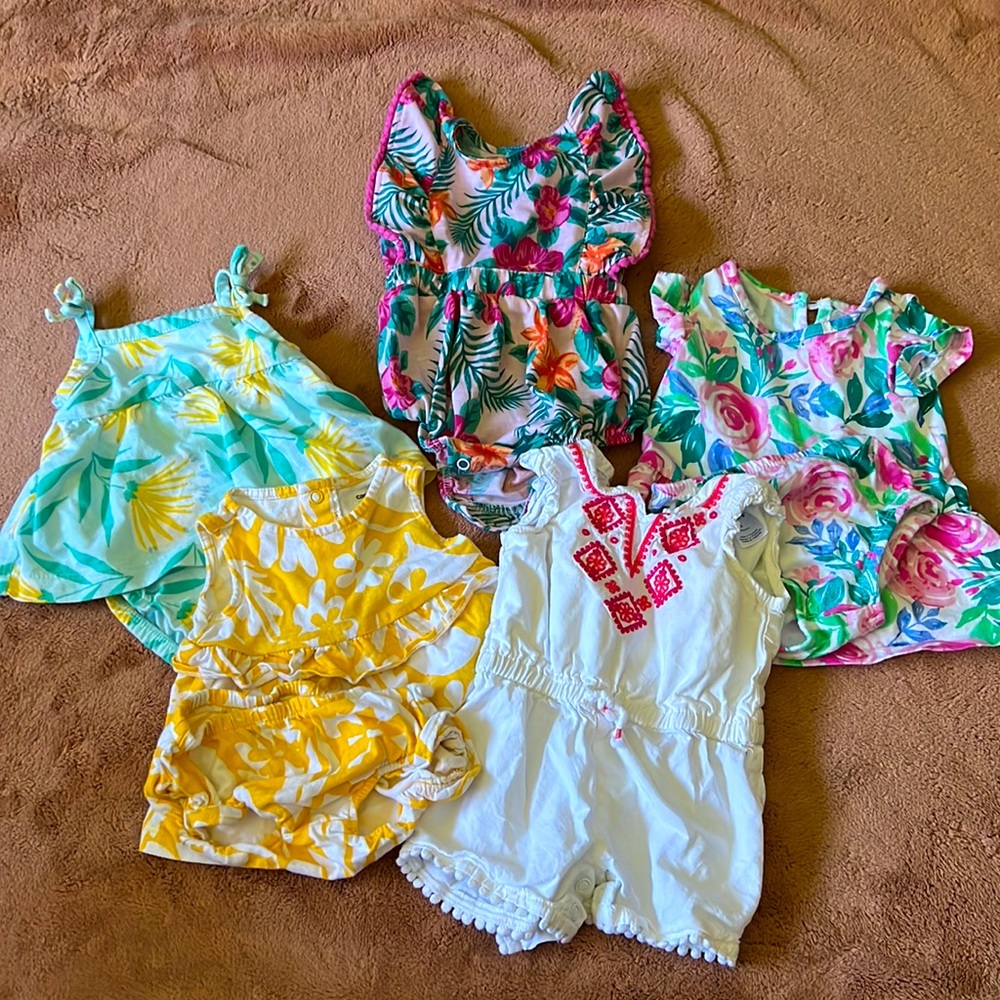0-3 / 3M Summer Dress and Romper Lot